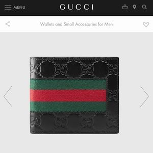 *BRAND NEW* Gucci Signature Web wallet